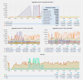 DDoS protection traffic filtering diagram